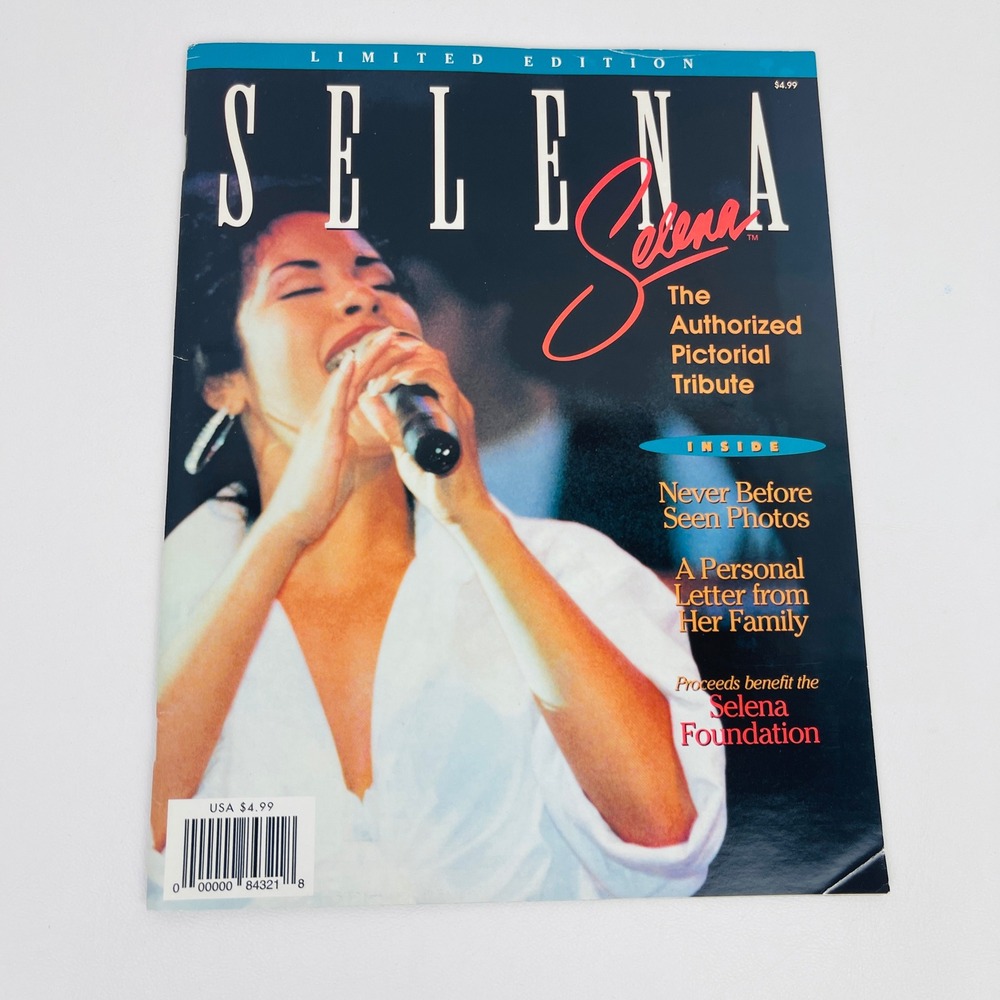 Selena Authorized Pictorial Tribute Magazine 1995 Limited Edition HEB Excellent